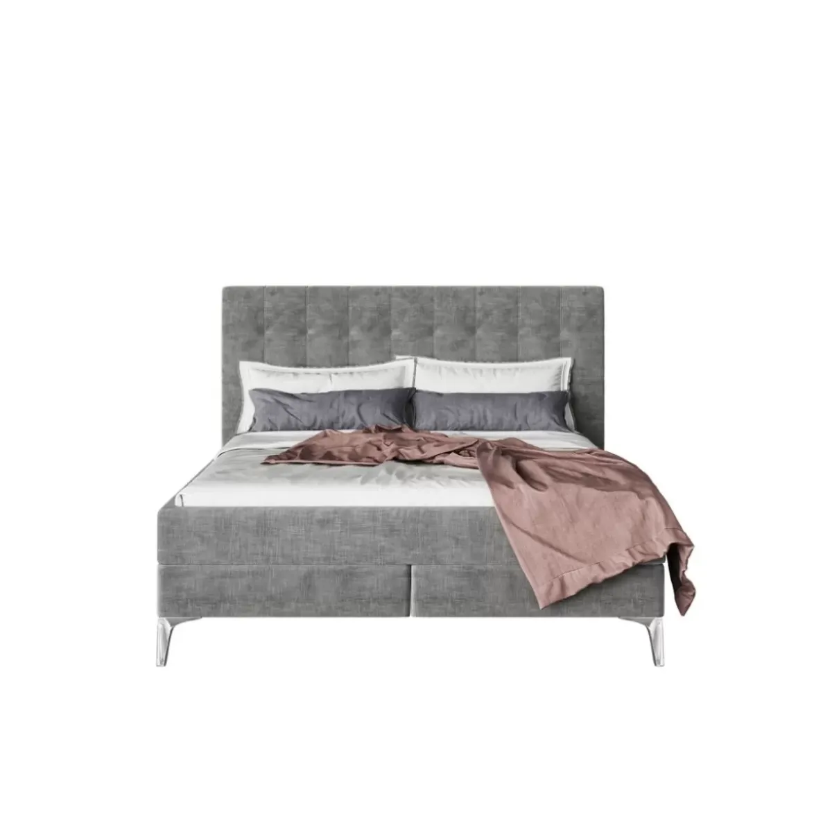 Boxspringbett Benito Star Grau 160X200Cm Betten