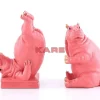 Hot Buchstutze Hippo Pink (2/Set) Deko & Geschenkartikel