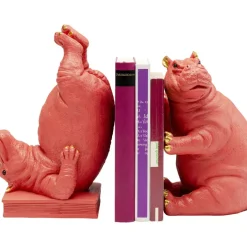 Hot Buchstutze Hippo Pink (2/Set) Deko & Geschenkartikel