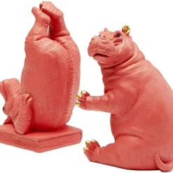 Hot Buchstutze Hippo Pink (2/Set) Deko & Geschenkartikel