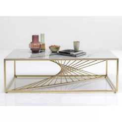 Couchtisch Art Marble Glass 140X70Cm Tische