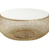 Best Couchtisch Cesta Marmor Gold O100Cm Tische