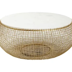 Best Couchtisch Cesta Marmor Gold O100Cm Tische