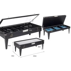 Couchtisch Collector Schwarz 122X55Cm Tische
