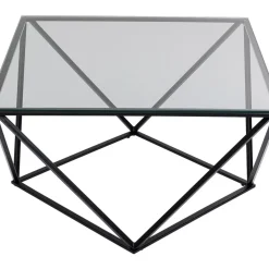 Discount Couchtisch Cristallo Schwarz 80X80Cm Tische