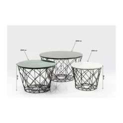Couchtisch East Coast Rund (3/Set) Tische
