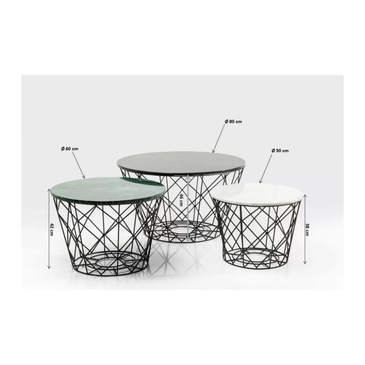 Couchtisch East Coast Rund (3/Set) Tische