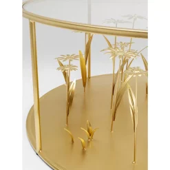 Discount Couchtisch Flower Meadow Gold O80 Tische