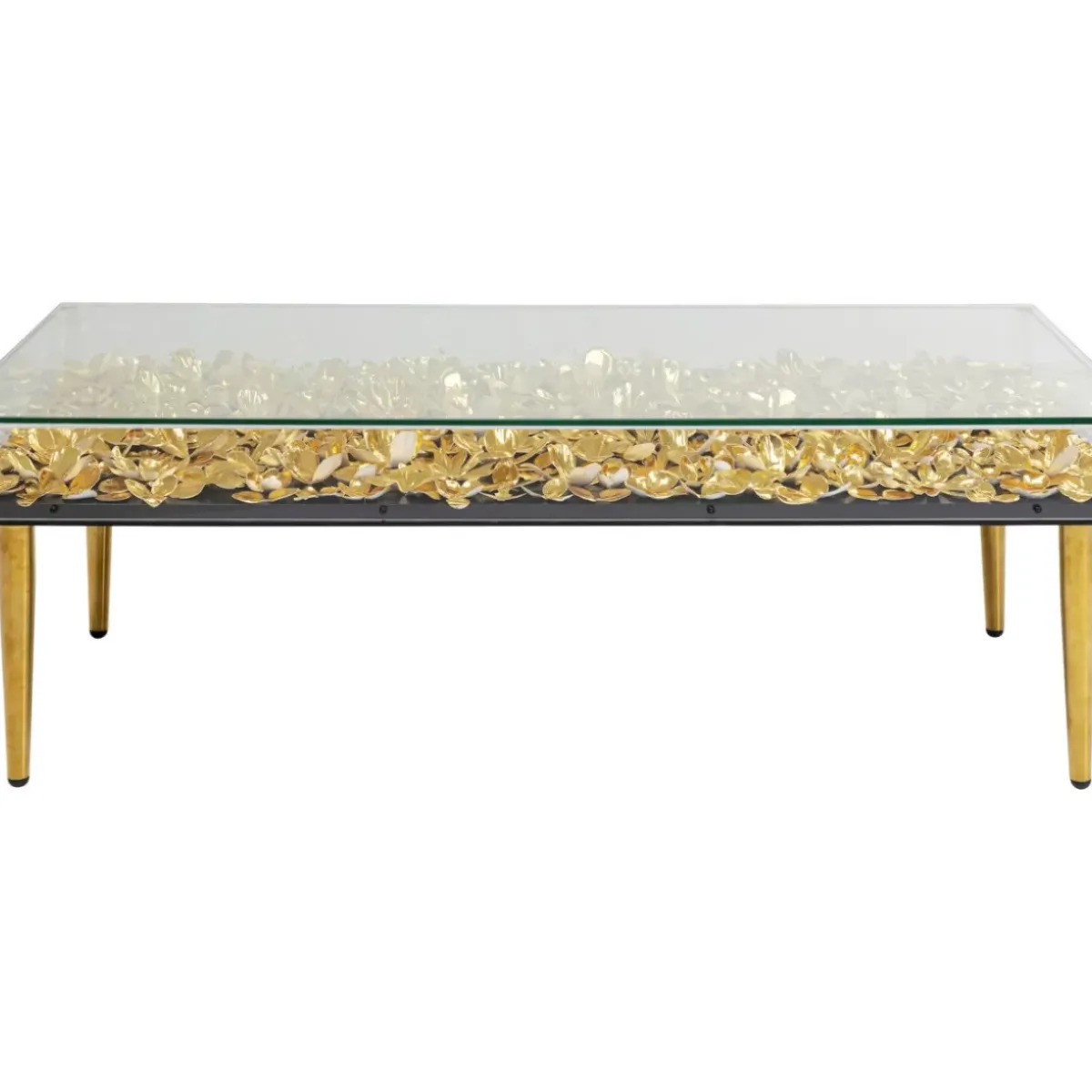 Hot Couchtisch Gold Flowers 120X60 Tische