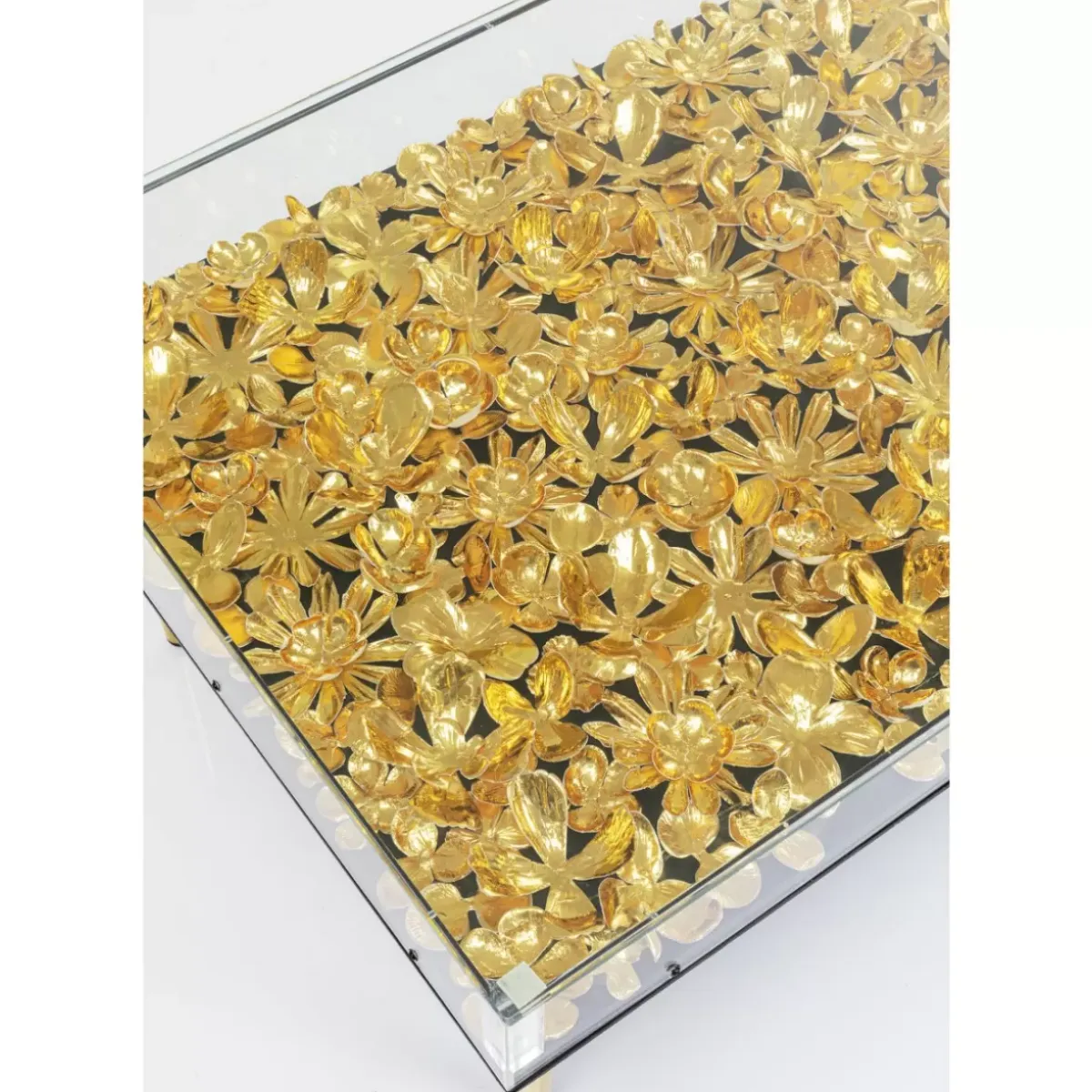 Hot Couchtisch Gold Flowers 120X60 Tische