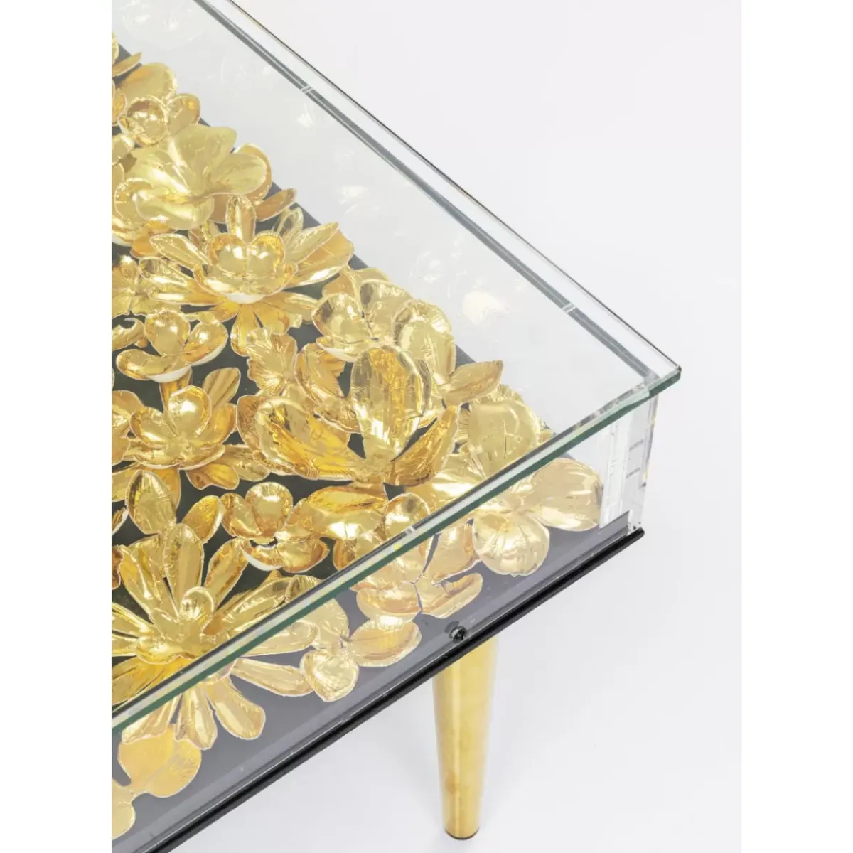 Hot Couchtisch Gold Flowers 120X60 Tische