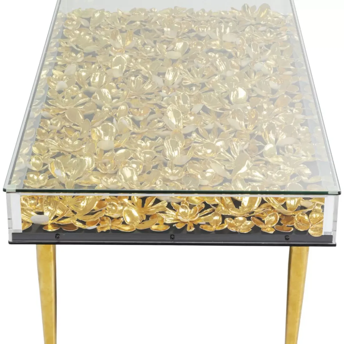 Hot Couchtisch Gold Flowers 120X60 Tische