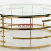 Sale Couchtisch Jupiter Gold O100Cm Tische