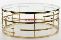 Sale Couchtisch Jupiter Gold O100Cm Tische