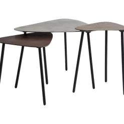 Discount Couchtisch Loft Triangle Vintage (3/Set) Tische