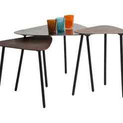 Discount Couchtisch Loft Triangle Vintage (3/Set) Tische