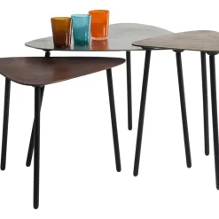 Discount Couchtisch Loft Triangle Vintage (3/Set) Tische