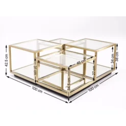 Online Couchtisch Luigi Gold (4/Set) Tische