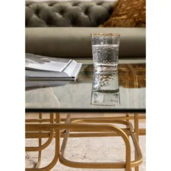 Outlet Couchtisch Meander Gold 140X80Cm Tische