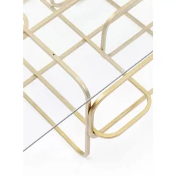 Outlet Couchtisch Meander Gold 140X80Cm Tische