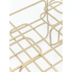 Outlet Couchtisch Meander Gold 140X80Cm Tische