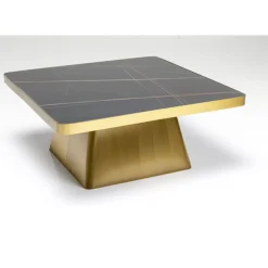 Sale Couchtisch Miler Gold 80X80Cm Tische