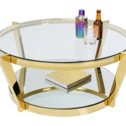 Clearance Couchtisch Monocolo Gold O90 Tische