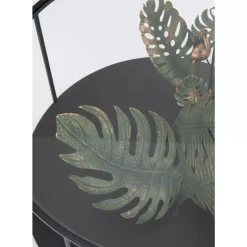 Outlet Couchtisch Palms Schwarz O80Cm Tische
