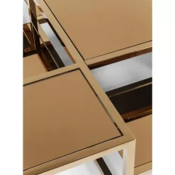 Hot Couchtisch Steps Gold 120X120Cm Tische