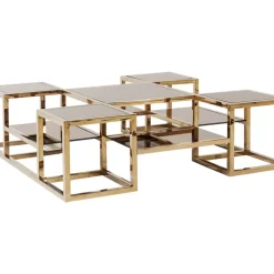 Hot Couchtisch Steps Gold 120X120Cm Tische