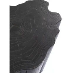 Outlet Couchtisch Tree Stump Schwarz 119X68Cm Tische