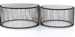New Couchtisch Wire Black (2/Set) Tische