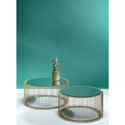 Online Couchtisch Wire Messing (2/Set) Tische