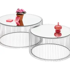 Online Couchtisch Wire Silber (2/Set) Tische
