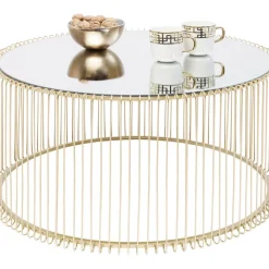 Discount Couchtisch Wire Uno Brass O80Cm Tische