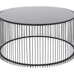 Outlet Couchtisch Wire Uno Schwarz O80Cm Tische