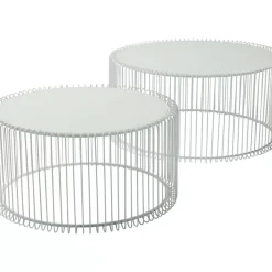 Hot Couchtisch Wire White (2/Set) Tische