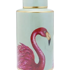 Outlet Deko Dose Flamingos 39Cm Deko & Geschenkartikel