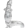 Sale Deko Figur Alligator Silber 39Cm Deko & Geschenkartikel