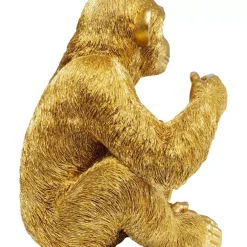 New Deko Figur Baby Ape Gold 53 Deko & Geschenkartikel