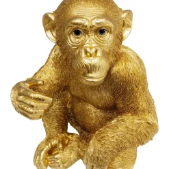 New Deko Figur Baby Ape Gold 53 Deko & Geschenkartikel