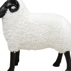 Clearance Deko Figur Bathilde Ram Weis 78Cm Deko & Geschenkartikel