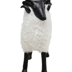 Clearance Deko Figur Bathilde Ram Weis 78Cm Deko & Geschenkartikel