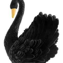 Outlet Deko Figur Black Swan 28Cm Deko & Geschenkartikel