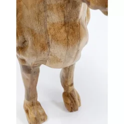 New Deko Figur Bulldog Wood 70X78Cm Deko & Geschenkartikel