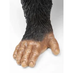 Deko Figur Butler Playing Chimp Schwarz 52Cm Deko & Geschenkartikel