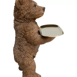 Best Deko Figur Butler Standing Bear 35Cm Deko & Geschenkartikel