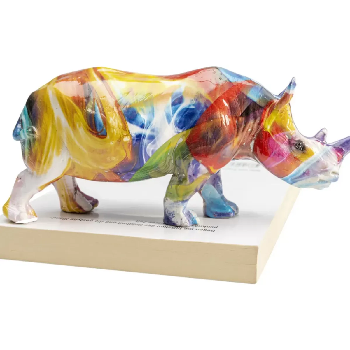 Outlet Deko Figur Colored Rhino Deko & Geschenkartikel