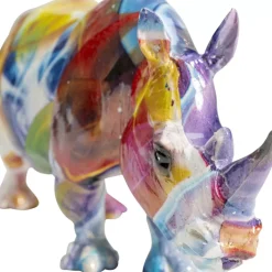 Outlet Deko Figur Colored Rhino Deko & Geschenkartikel