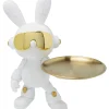 New Deko Figur Cool Bunny Tray 27Cm Deko & Geschenkartikel